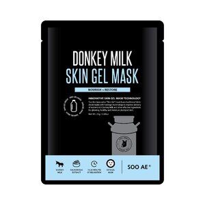 Donkey Milk Skin Gel Mask - Black & Light Blue